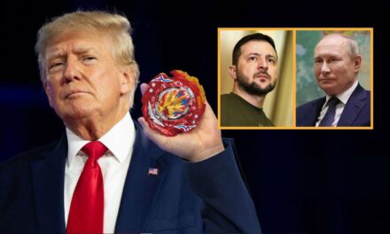 Winning: Trump Announces He Has Just Convinced Putin And Zelenskyy To Resolve Their Differences With Monster Beyblade Fight