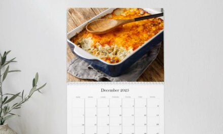 Baptist Pin-Up Calendar Just Photos Of Casserole Dishes