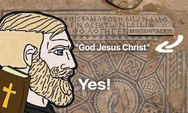 An Israeli prisoner found a mosaic with the oldest-known inscription declaring that Jesus is God, and it’s now on display in the US