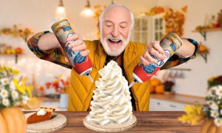 ‘I Sure Love Pumpkin Pie,’ Says Man Spraying Gallon Of Reddi-Whip Over Pumpkin Pie