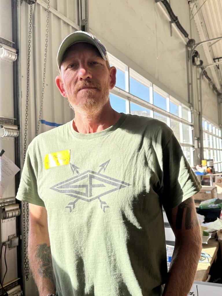 Former special operations veterans like Aaron Switzer have been keen to do their all in support of those who have suffered. (Kristina Wong/Breitbart News)