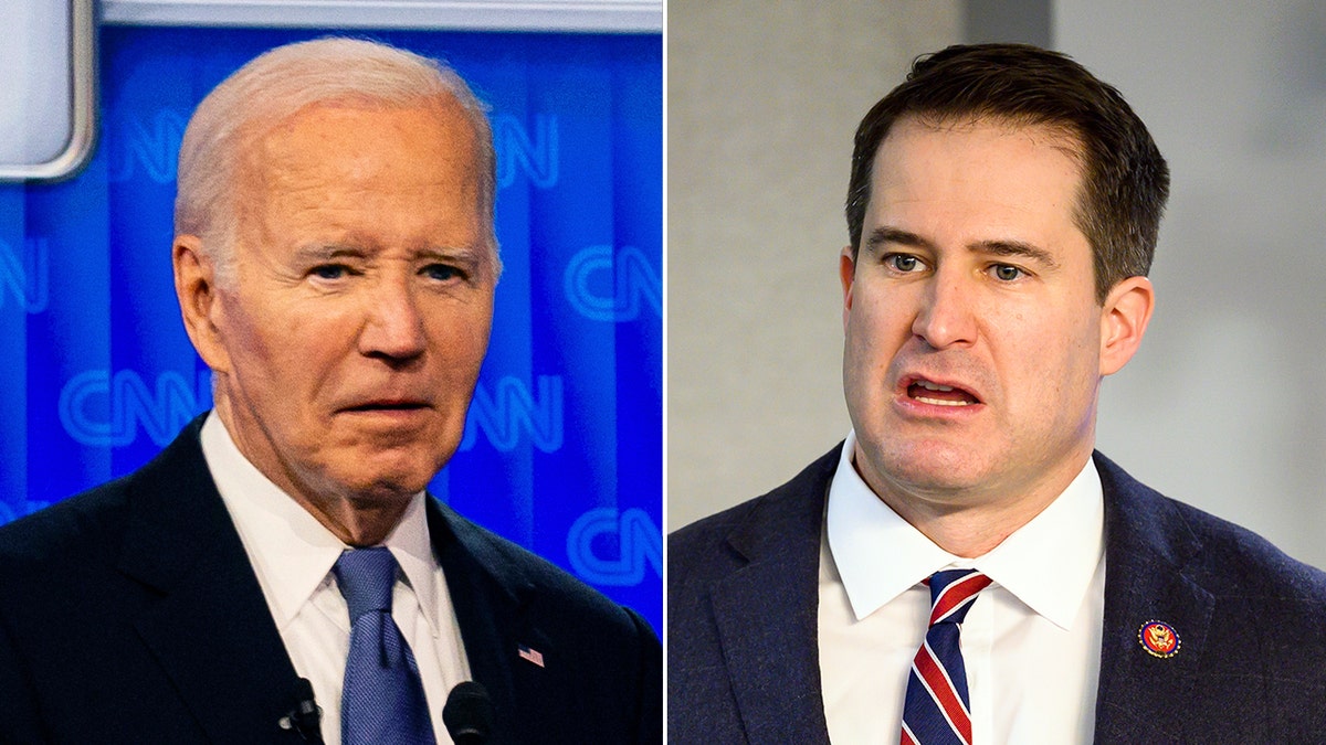 President Biden and seth moulton