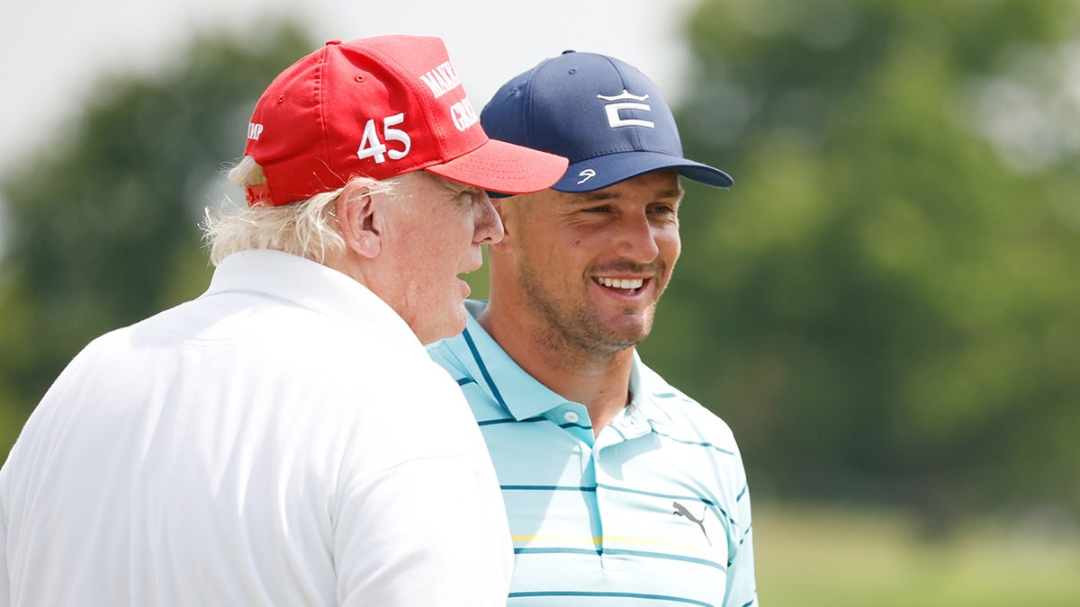 Donald Trump and Bryson DeChambeau