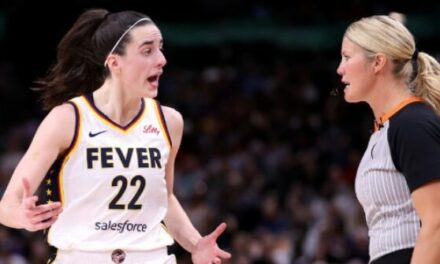 WATCH: Caitlin Clark Seen Yelling at Referees While Watching Iowa Game