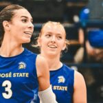 SJSU trans volleyball player mobbed by team for winning play after teammates sued over harm of trans inclusion