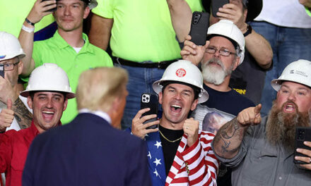 Steelworkers Attend Trump’s Pittsburgh Rally, Defying Union That Endorsed Harris