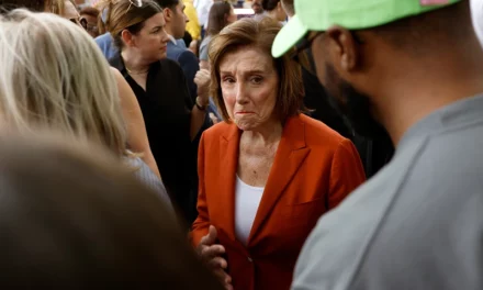 Teary-Eyed Pelosi Pouts At Kamala Harris Concession Speech In D.C.