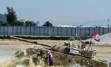 Chinese Battle Tank Breaks Down During Air Show Display