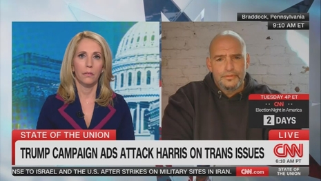 Fetterman On CNN: Trump An ‘A-hole’ For Running Ad On Kamala’s Trans Policy