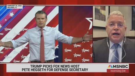 Knocking Hegseth SecDef Nomination, Morning Joe Misleads on Female Fitness