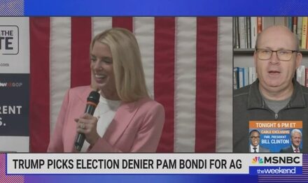 Not A Joke: MSNBC Invites MARC ELIAS To Condemn Pam Bondi as an Election Denier!