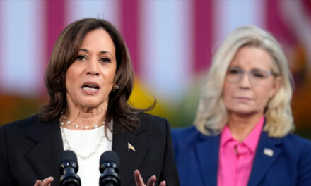 Kamala Harris Exploits Liz Cheney Execution Hoax to Smear Trump 