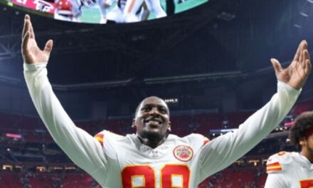 WATCH: Chiefs’ Tershawn Wharton Saves Young Fan Who Falls over Stadium Railing