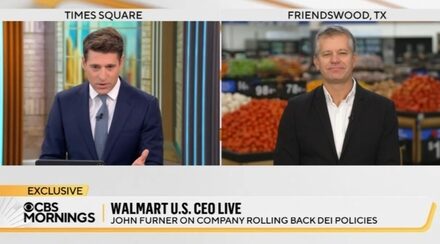 WATCH: Walmart CEO Quizzed on CBS After Ditching Woke DEI Policies