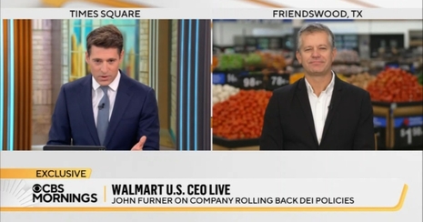 WATCH: Walmart CEO Quizzed on CBS After Ditching Woke DEI Policies