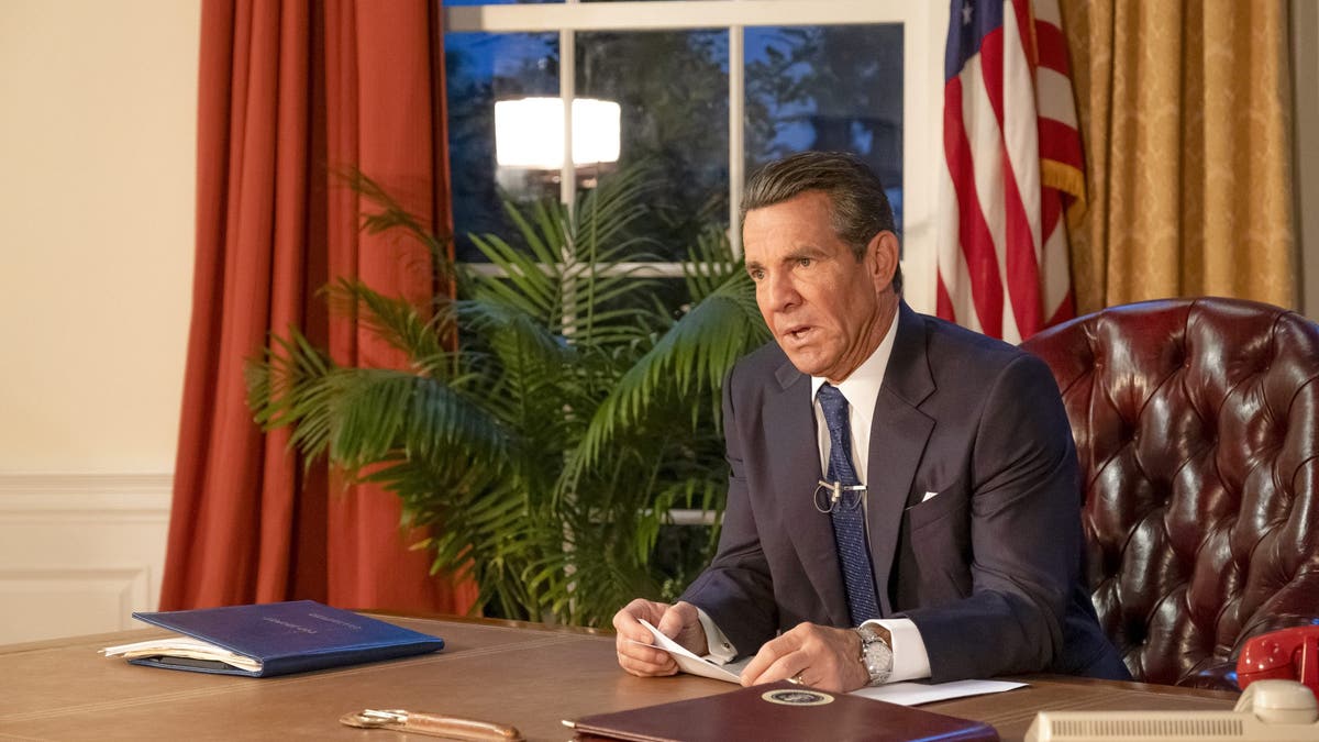 Dennis Quaid plays President Ronald Reagan in the new movie, 