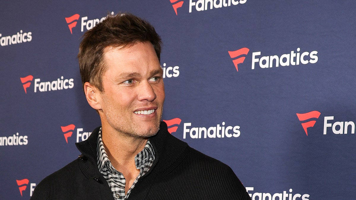 Tom Brady attends Michael Rubin's Fanatics Super Bowl party