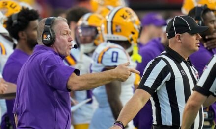 LSU’s Brian Kelly gets into screaming matches with players during brutal loss to Florida