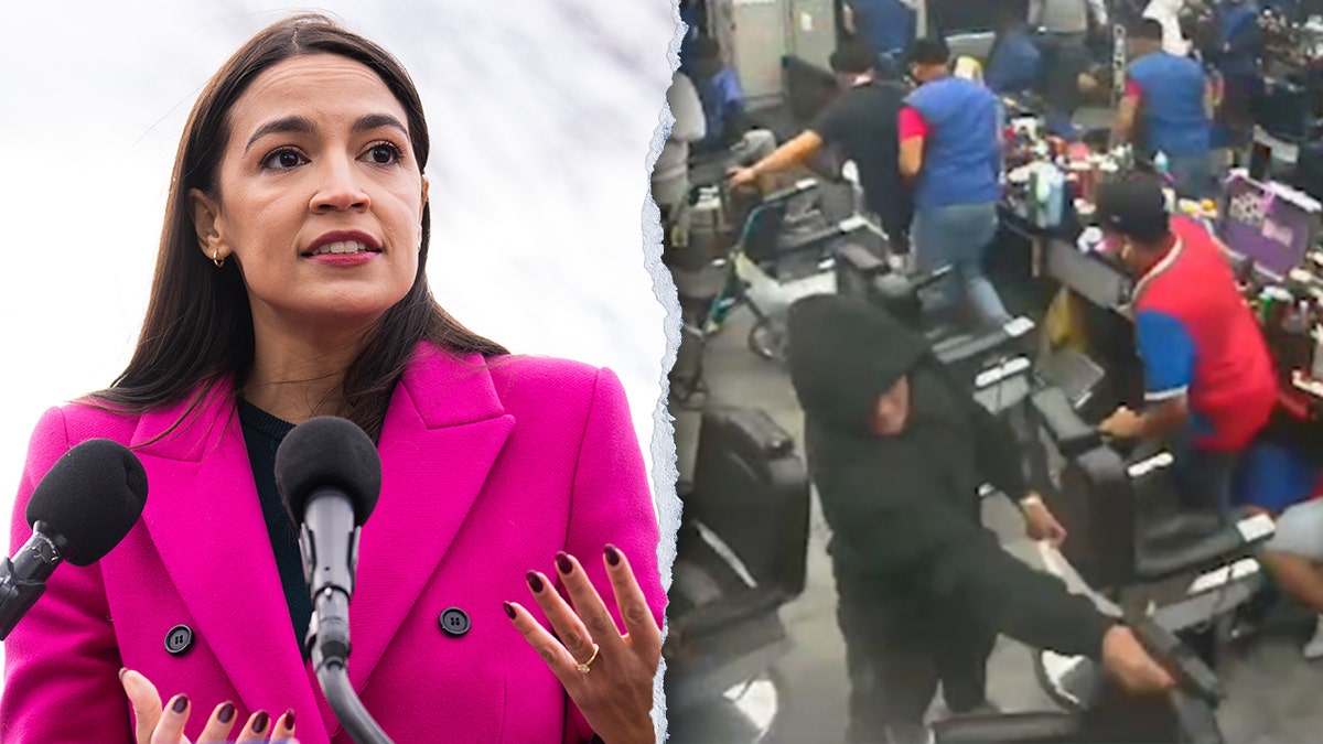 Alexandria Ocasio-Cortez and a shooter