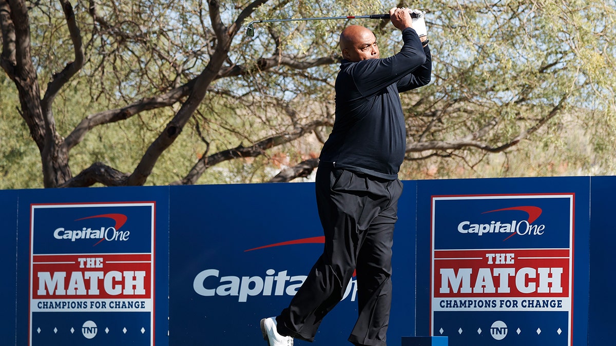 Charles Barkley at the match