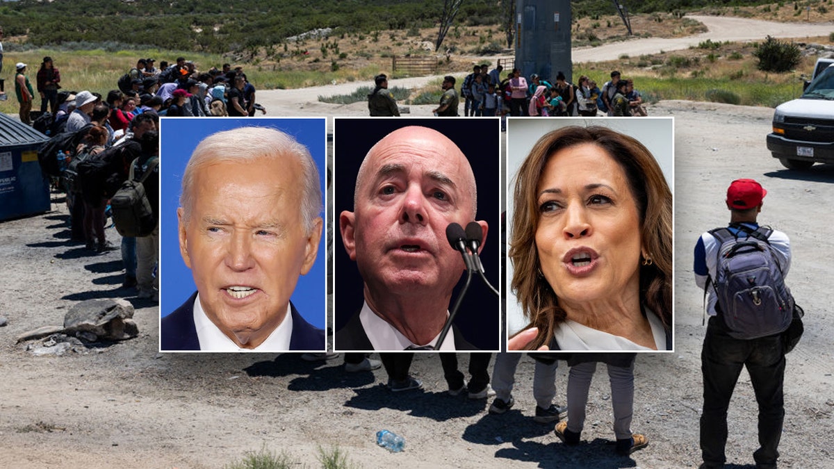 Biden border harris mayorkas