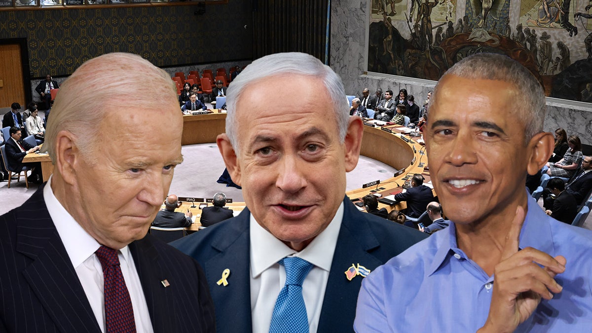 President Biden, Benjamin Netanyahu and former President Obama