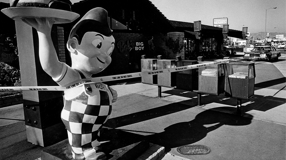 Crime scene, Bob's Big Boy restaurant