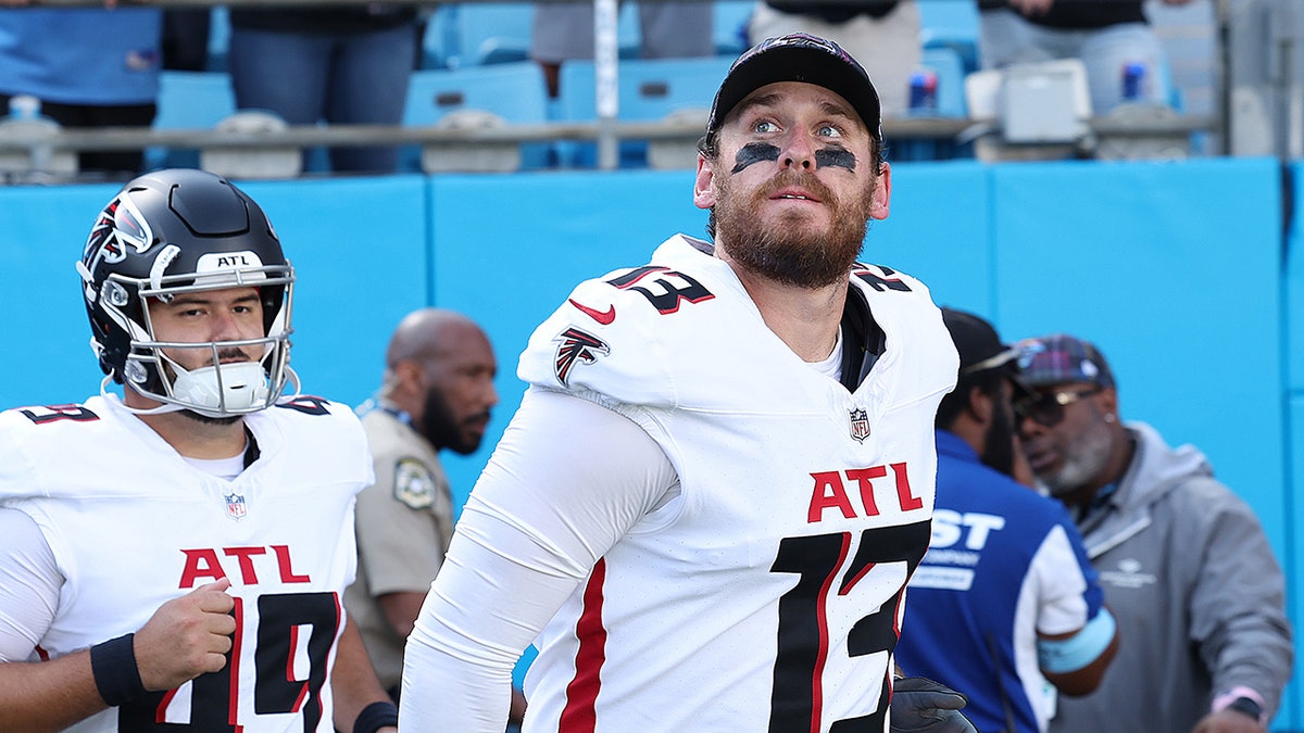 Bradley Pinion walks on field