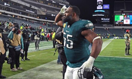 Eagles star gets teary after possible career-ending injury: ‘Been a while since I’ve cried’