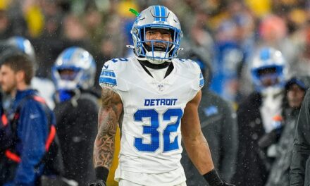 Lions’ Brian Branch ejected, flips middle finger to Packers fans after throwing illegal hit