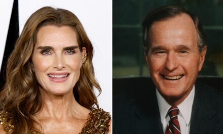 Brooke Shields consulted former President George HW Bush for dating advice