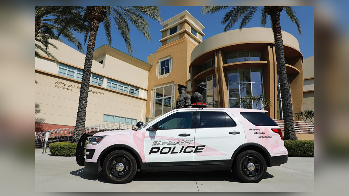 Burbank Police vehicle