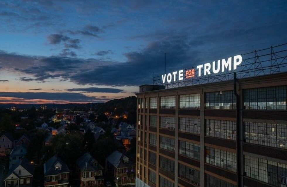 Creator of giant ‘Vote for Trump’ sign in New York teases run for Congress