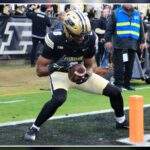 Purdue Receiver Had No Idea He Was Standing Behind End Zone Pylon