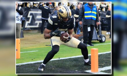 Purdue Receiver Had No Idea He Was Standing Behind End Zone Pylon