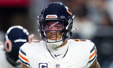 Bears coach Matt Eberflus explains why star player walked off field mid-play