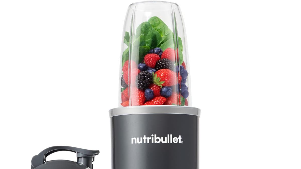 This personal blender has a powerful motor.