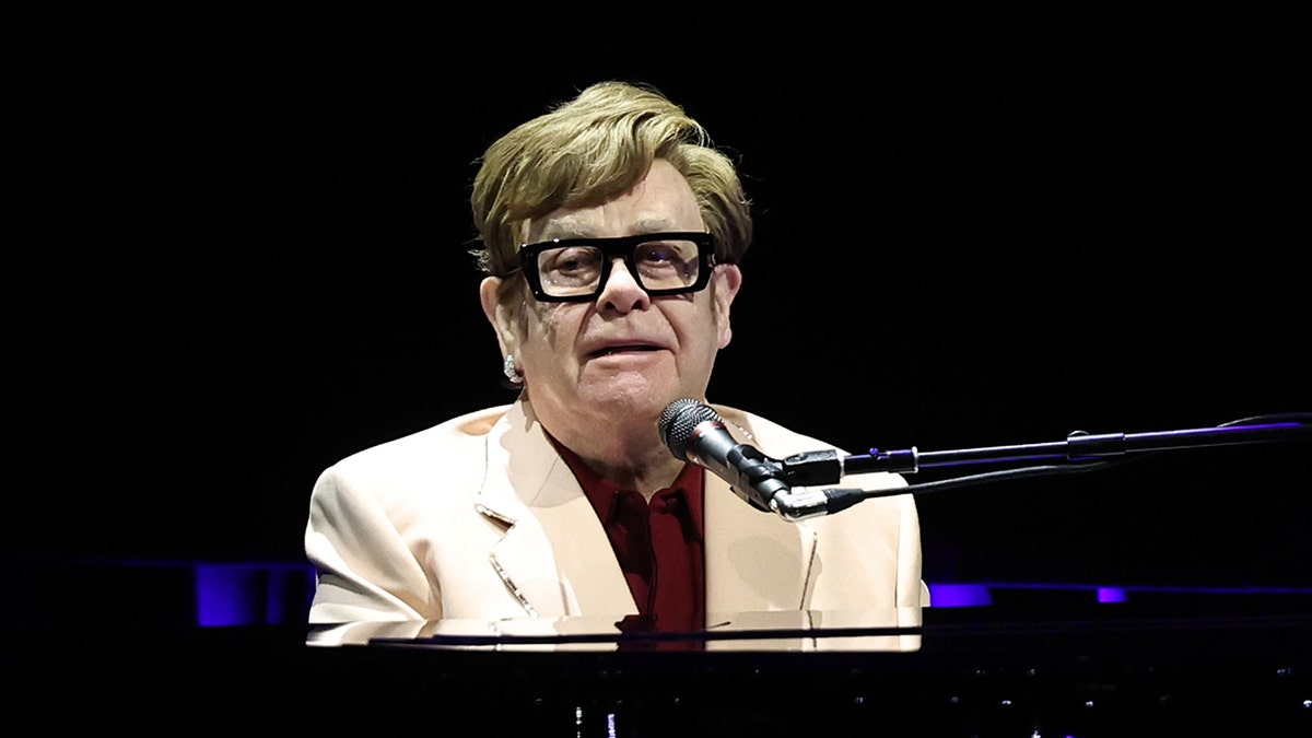 Elton John singing