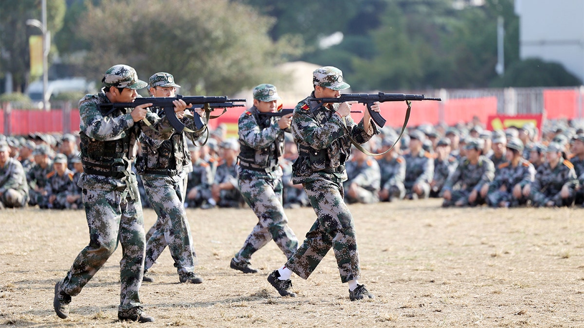 China military training