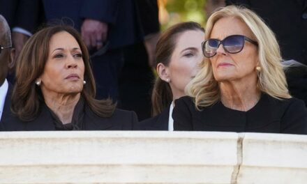 Jill Biden and Kamala Harris Sit Next to Each Other at Arlington Cemetery and You Can Cut the Tension with a Knife! (VIDEO)