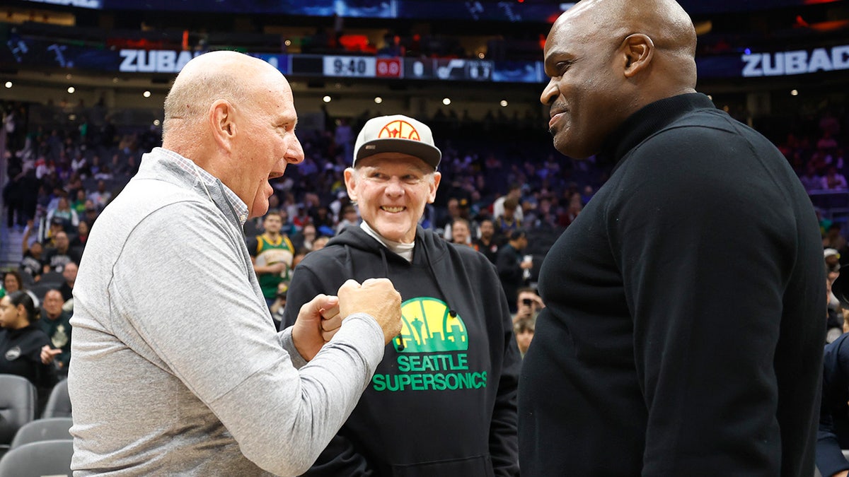 George Karl attends a game