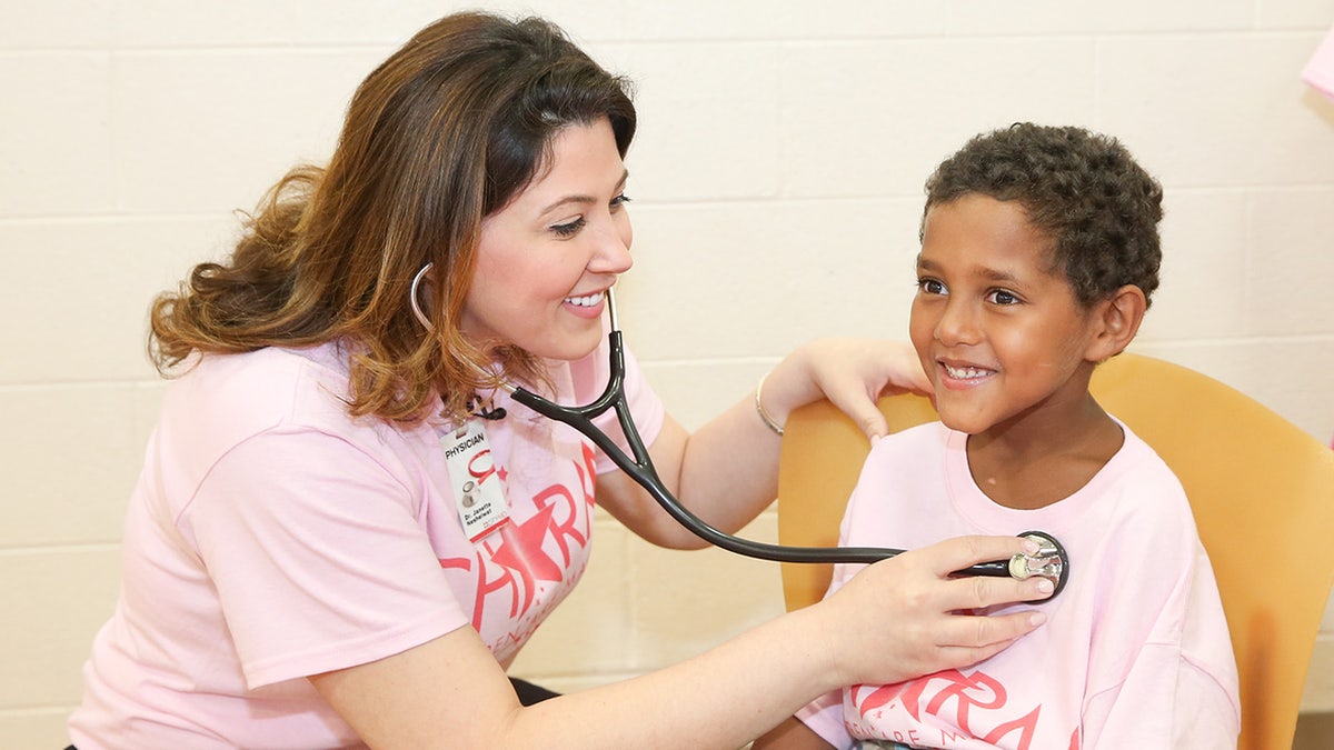 Dr. Janette Nesheiwat at the 2018 CHARM Back To School Bash in Nashville, Tenn.