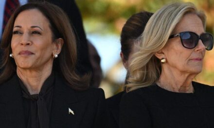 Jill Biden’s apparent cold shoulder for Kamala Harris ignites social media