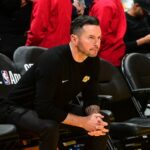 Lakers Coach JJ Redick Fumes During Halftime Interview