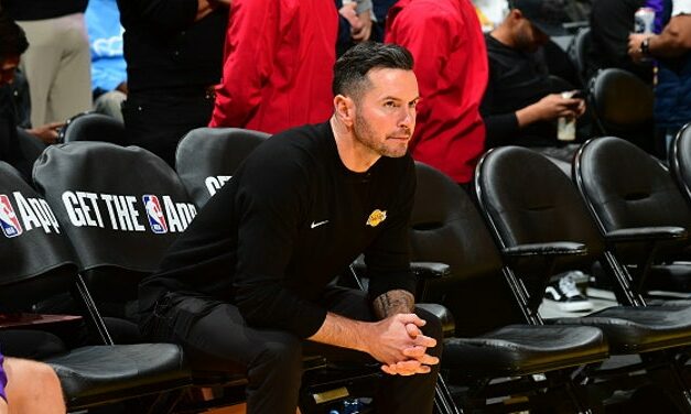 Lakers Coach JJ Redick Fumes During Halftime Interview