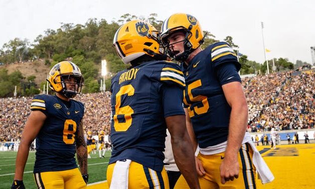 Cal Staffer Obliterates Guy Trying To Steal A Helmet: WATCH