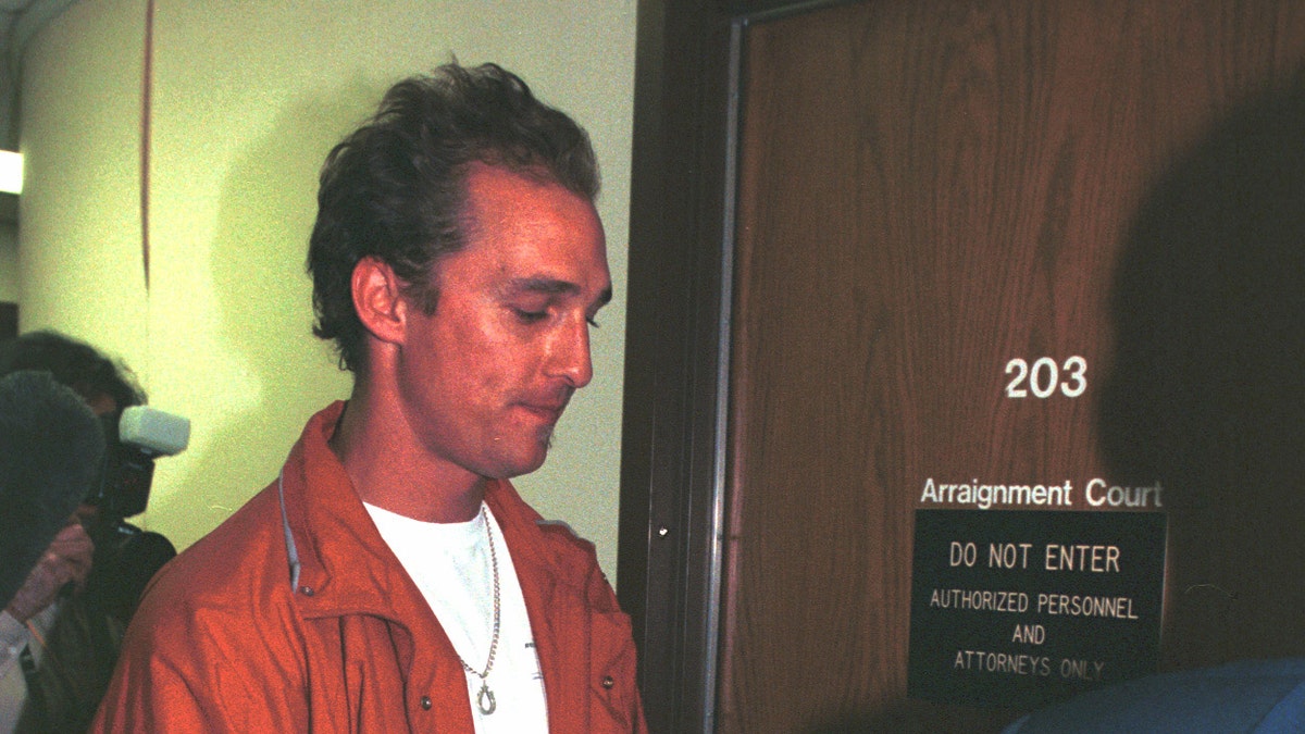 matthew mcconaughey at jail