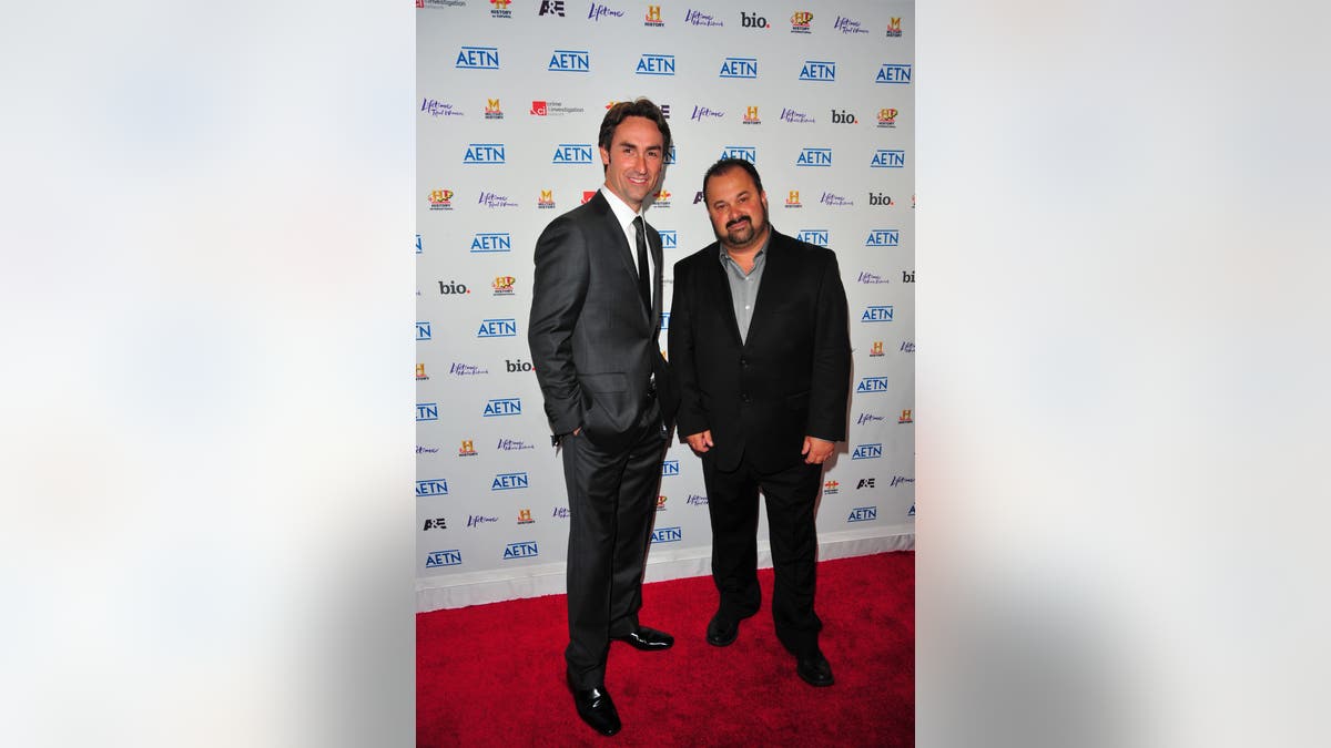 frank frtiz and mike wolfe on red carpet