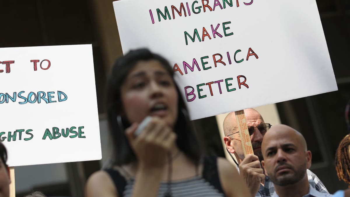 undocumented immigrant protesters