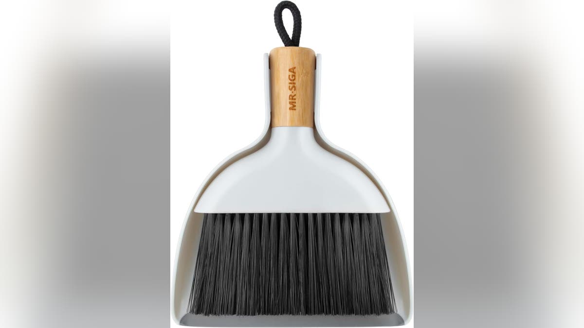 Make sure you have a handy dustpan and brush set to pick up any mess.